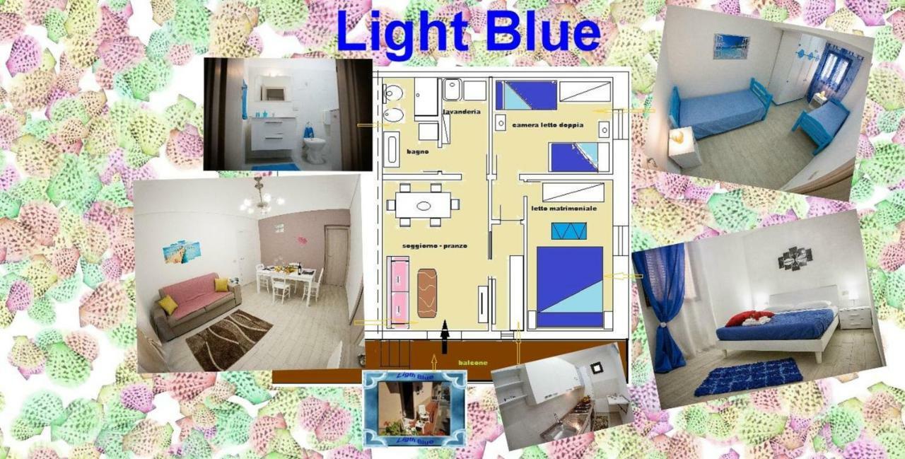 Light Blue Lejlighed Balestrate Eksteriør billede